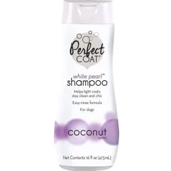 8 In 1 Perfect Coat White Pearl Dog Shampoo - 16 Oz