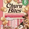 Inaba Churu Bites Chicken and Salmon Wraps Soft and Chewy Dog Treats - 4.2 Oz - Case of 6