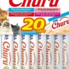 Inaba Churu Tuna and Seafood Lickable and Squeezable Puree Cat Treat Pouches - Variety Pack - .5 Oz - Case of 20