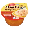 Inaba Dashi Delights Chicken Tuna and Salmon Bits in Broth Cat Food Topping - 2.5 Oz - Case of 6