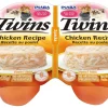 Inaba Twins Side Dish for Cats Cat Treats - Chicken - 1.23 Oz - 2 Pack - Case of 6