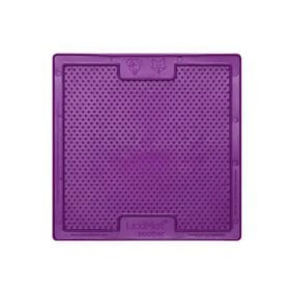 Innovative Pet Lickimat Classic Soother Slow Feeding Mat for Dogs - Purple