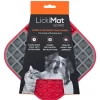 Innovative Pet Lickimat Slowmo Combo Slow Feeding Mat for Dogs - Red