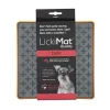 Innovative Pet Lickimat Tuff Buddy Durable Slow Feeding Mat for Dogs - Orange