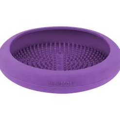 Innovative Pet Lickimat UFO Suction Grip Slow Feeding Rubber Cat and Dog Bowl - Purple