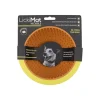Innovative Pet Lickimat Wobble Slow Feeding Rubber Cat and Dog Bowl - Orange