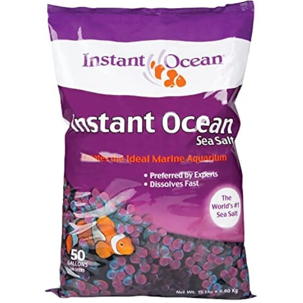Instant Ocean Sea Salt Box Aquarium Marine Salt - 50 Gal