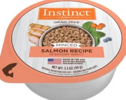 Instinct Adult Grain Free Minced Recipe with Real Salmon Natural Cat food Cups
