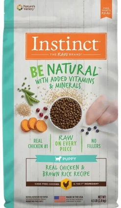 Instinct Be Natural Puppy Chicken & Brown Rice Recipe Dry Dog Food