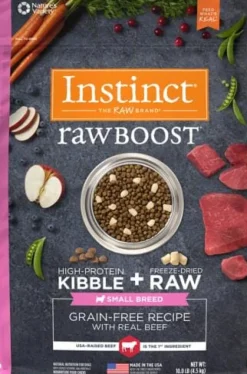 Instinct Grain Free Raw Boost Small Breed Recipe with Real Beef Dry Dog Food