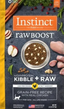 Instinct Grain-Free Chicken Raw Boost Mixers Dry Cat Food - 2 Lbs