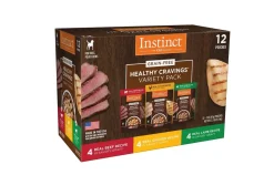 Instinct Grain-Free Healthy Cravings Dog Food Toppers - Variety Pack - 3 Oz - 12 Pack - Case of 2