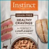 Instinct Healthy Cravings Grain Free Tender Tuna Recipe Meal Topper Pouches for Cats