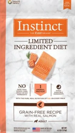 Instinct Limited Ingredient Adult Diet Grain Free Real Salmon Recipe Natural Dry Dog Food