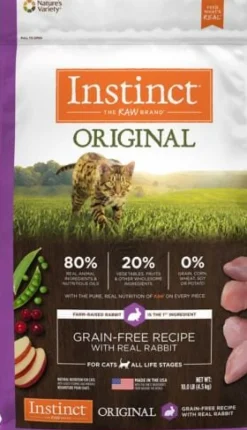 Instinct Original Grain Free Recipe with Real Rabbit Natural Dry Cat Food