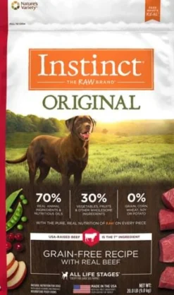 Instinct Original Grain Free Recipe with Real Beef Natural Dry Dog Food