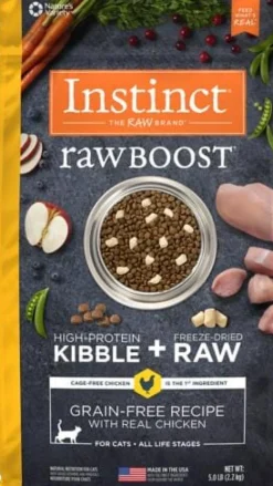 Instinct Raw Boost Grain Free Recipe with Real Chicken Natural Dry Cat Food