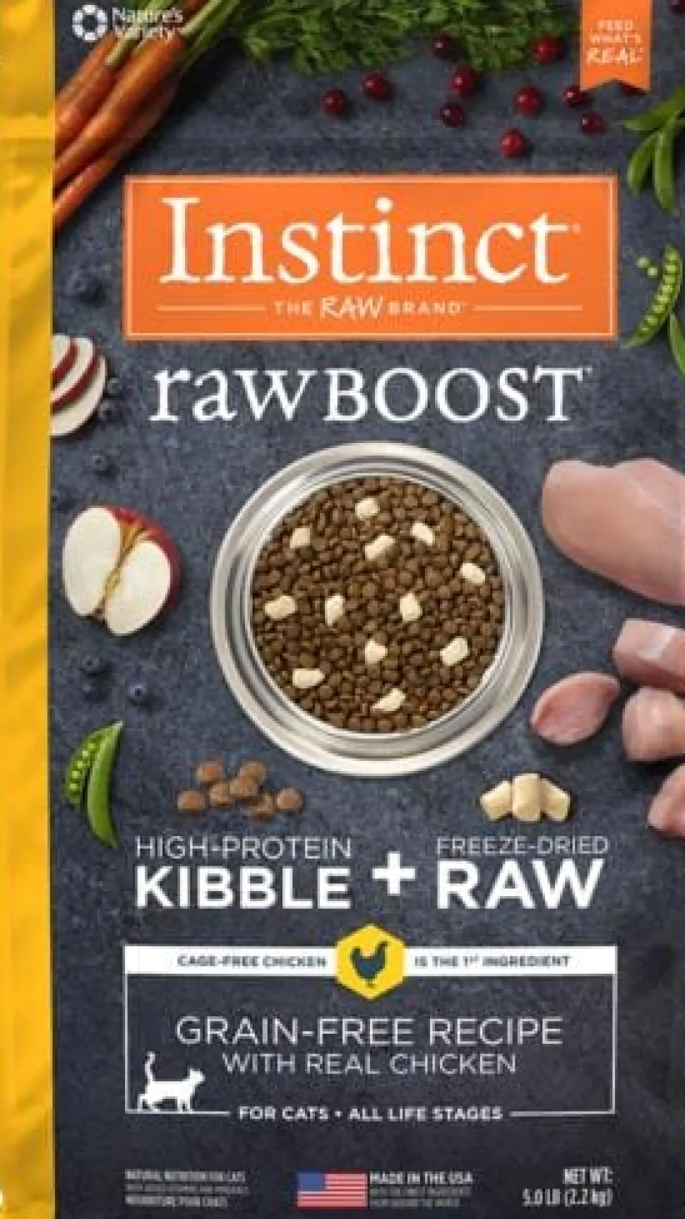 Instinct Raw Boost Grain Free Recipe with Real Chicken Natural Dry Cat Food