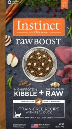 Instinct Raw Boost Grain Free Recipe with Real Duck Natural Dry Cat Food