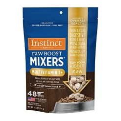 Instinct Raw Boost Mixers Multivitamin Adult 7+ Freeze-Dried Dog Food Toppers - 12.5 Oz
