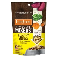 Instinct Raw Boost Mixers Grain-Free Healthy Energy Freeze-Dried Dog Food Toppers - 5.5 Oz
