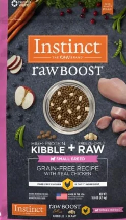 Instinct Raw Boost Small Breed Grain-Free Chicken Meal Dry Dog Food