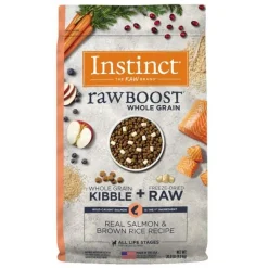 Instinct Raw Boost with Grains Salmon and Brown Rice Dry Dog Food - 20 Lbs
