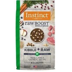 Instinct Raw Boost with Whole Grains Lamb and Oatmeal Dry Dog Food - 4.5 Lbs