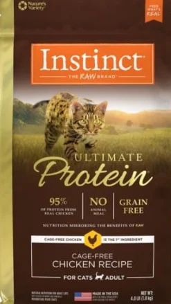 Instinct Ultimate Protein Adult Grain Free Cage Free Chicken Recipe Natural Dry Cat Food