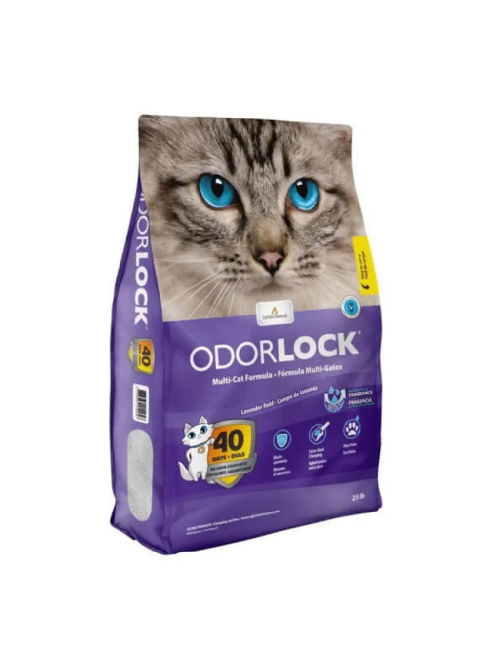 Intersand Classic Premium Clumping Odor Lock Cat Litter - Lavender #25