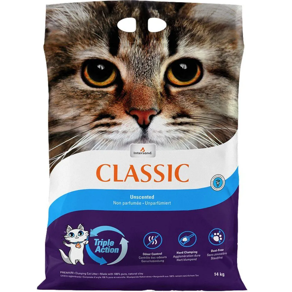 Intersand Classic Premium Clumping Classic #13 Unscented Cat Litter - 15 lb Bag