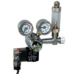 Ista CO2 Controller with Solenoid, Bubble Counter & Check Valve