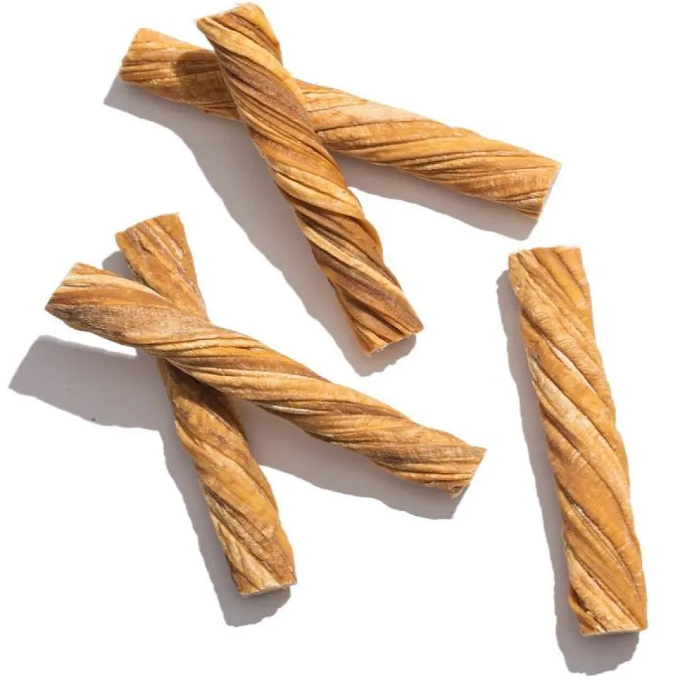 Jack & Pup Displays 6" Tripe Twist Dog Bully Sticks - 50 ct