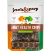 Jack & Pup Joint Health Chips Dog Natural Chews - 2.9 oz Bag