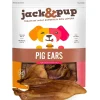 Jack & Pup Pig Ears Dog Natural Chews - 50 ct Bag