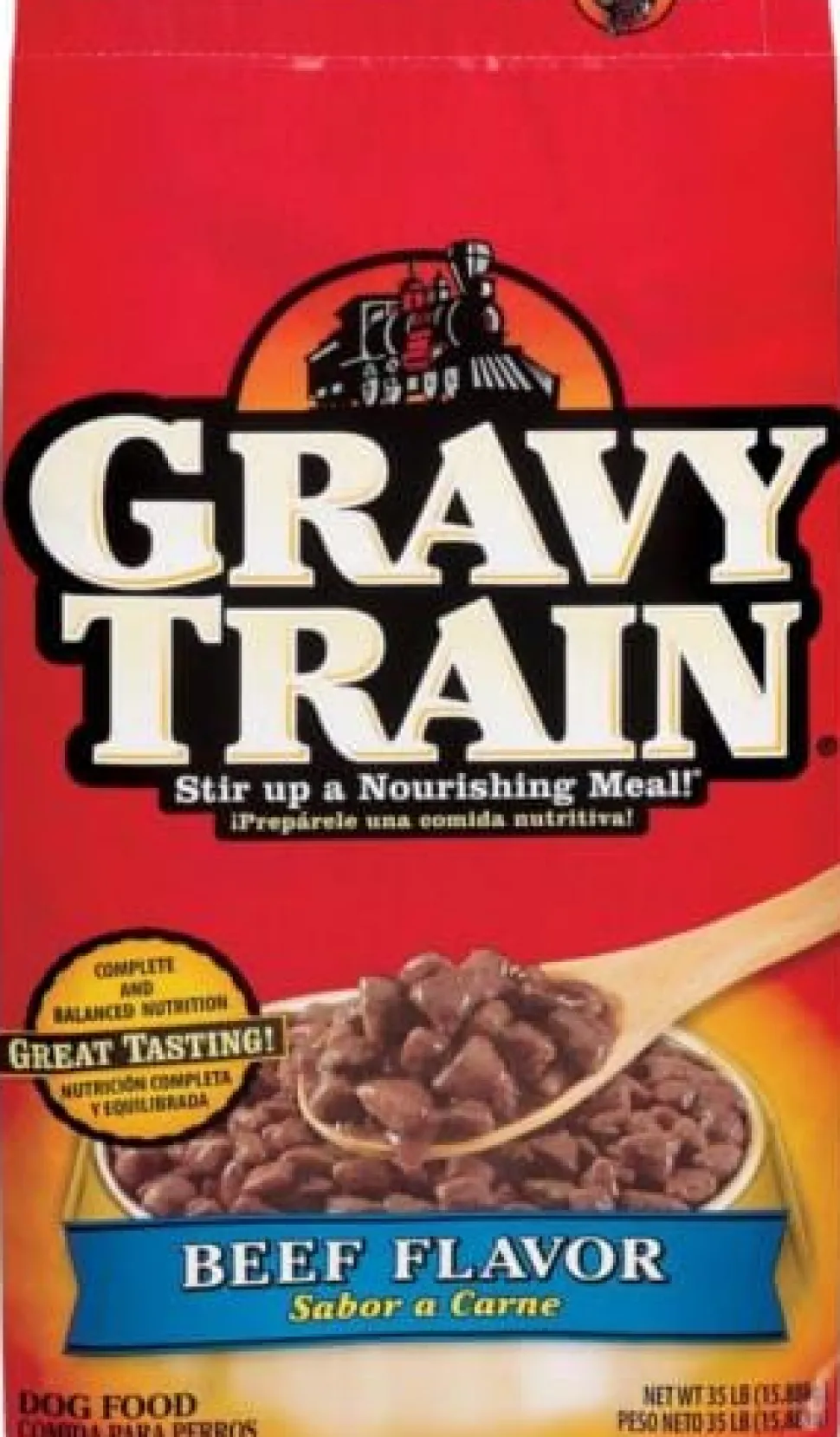 JB Smuckers Delmonte Gravy Train Beefy Classic Dry Dog Food - 35 Lbs