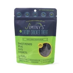 Jiminy's Cricket with Sweet Potato and Peas Soft and Chewy Dog Treats - 6 Oz