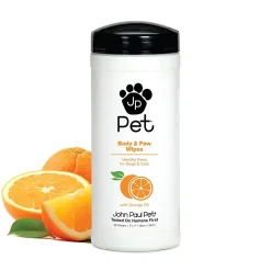 John Paul Full Body & Paw Cat and Dog Wipes - 45 Count