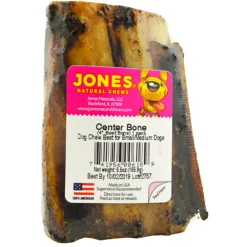Jones Natural Chews Bare Center Bones Natural Dog Chews - 4 Inch - 40 Count