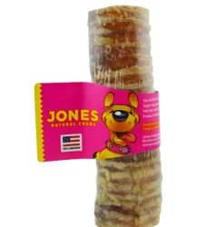 Jones Natural Chews Beef Windees Beef Trachea Tubes Natural Dog Chews - 6 Inch - 40 Count