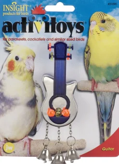 JW Pet Activitoys Guitar Plastic Bird Toy