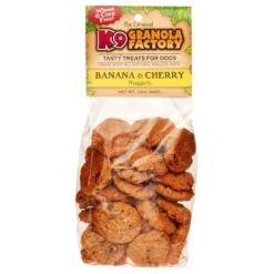 K9 Granola Banana & Cherry Nugget Baked Dog Treats - 12oz