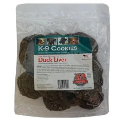 K-9 Kraving Treats Canine Cookies Duck Liver Baked Dog Treats - 8 oz Bag