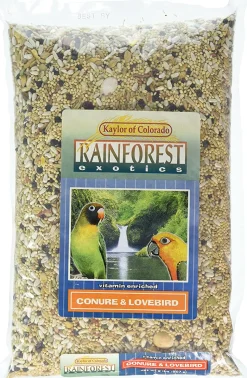 Kaylor of Colorado Conure & Lovebird Rainforest Bird Food - 4 lb Bag