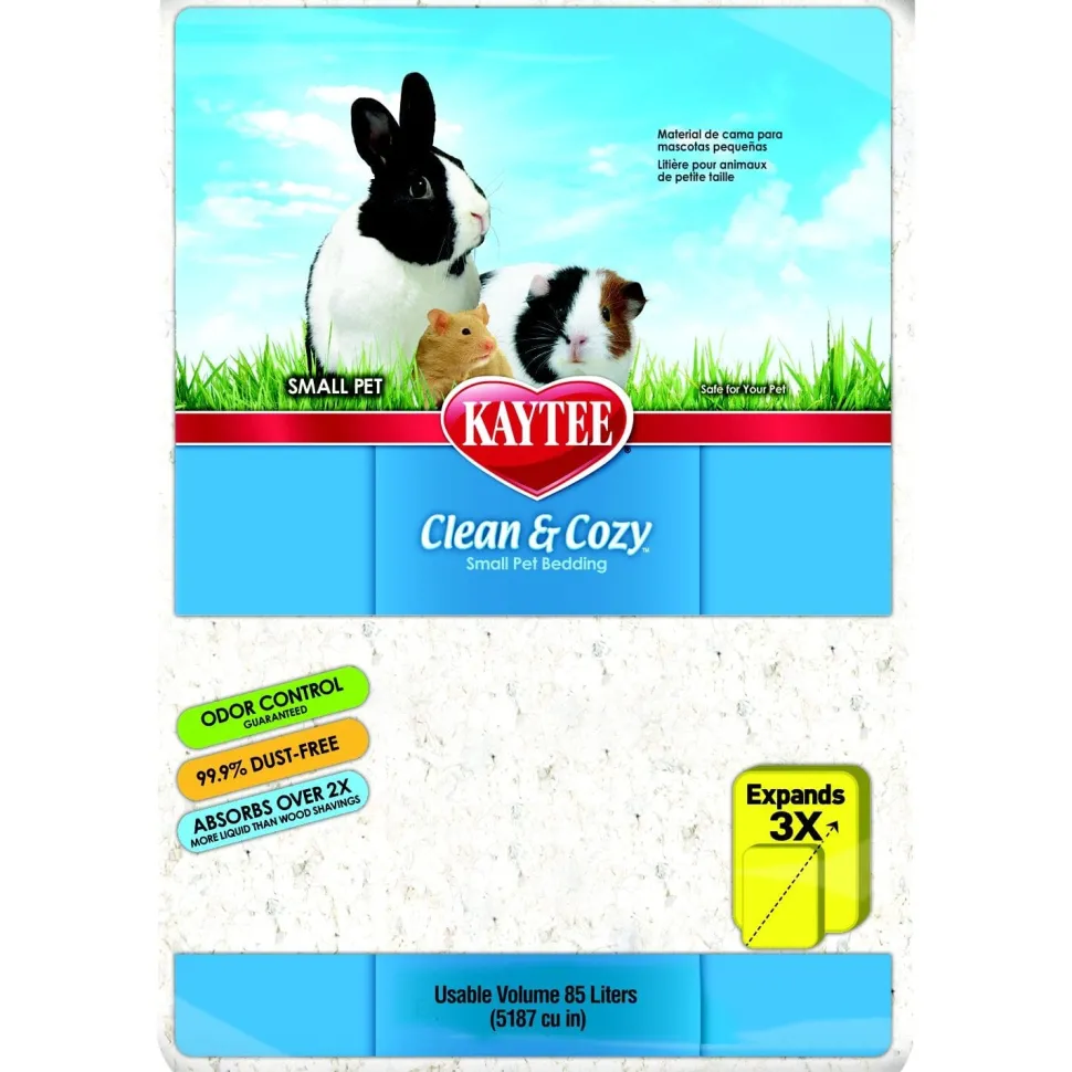 Kaytee Clean & Cozy Bedding, White White - 85 l