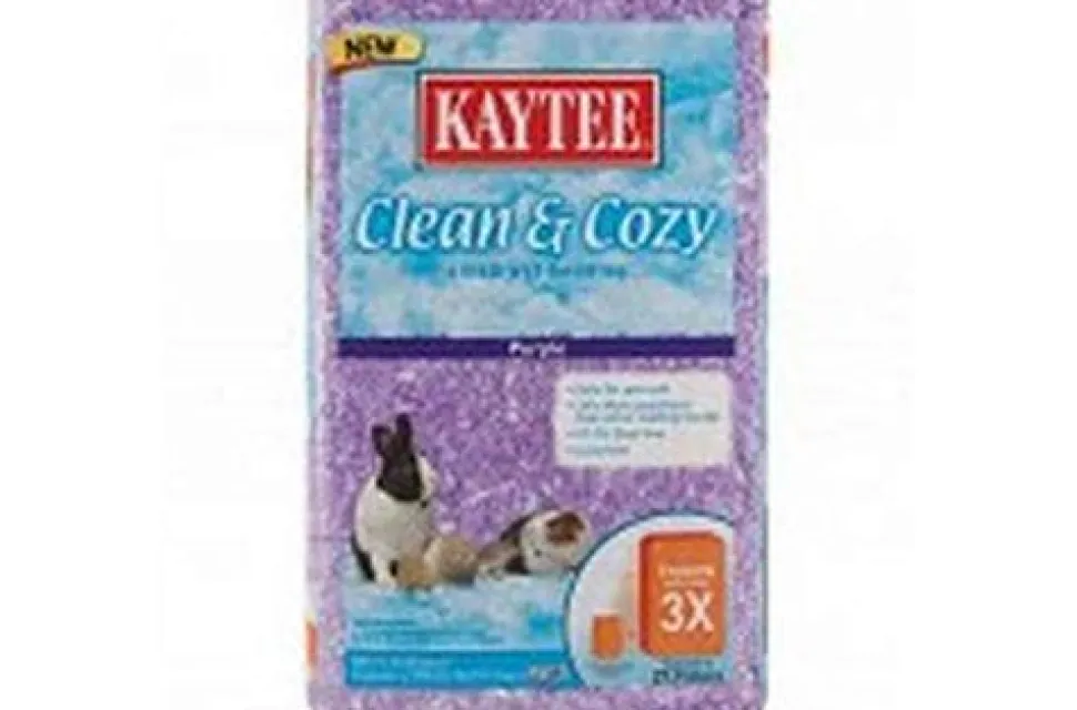 Kaytee Clean and Cozy Small Pet Bedding - 500 cu in - Purple