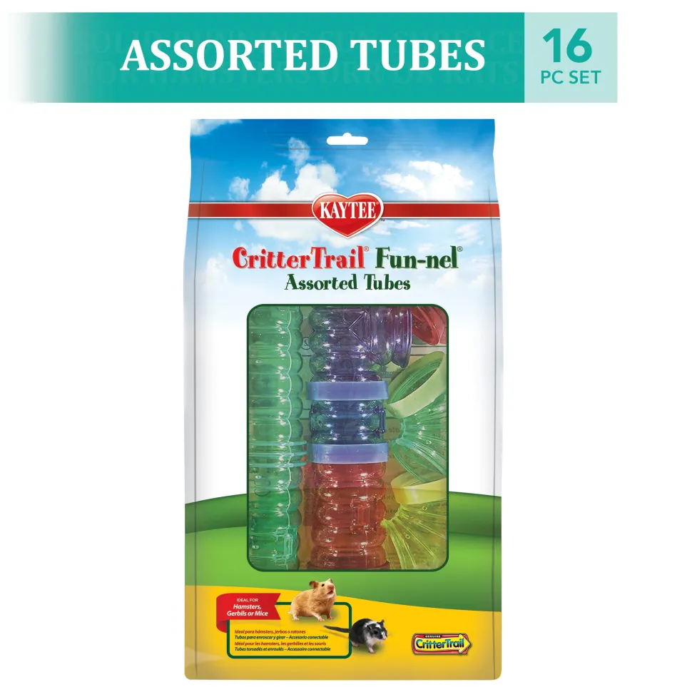 Kaytee CritterTrail Fun-nels Value Pack Assorted Tubes