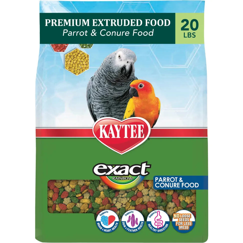 Kaytee Exact Rainbow Parrot & Conure - 20 lb