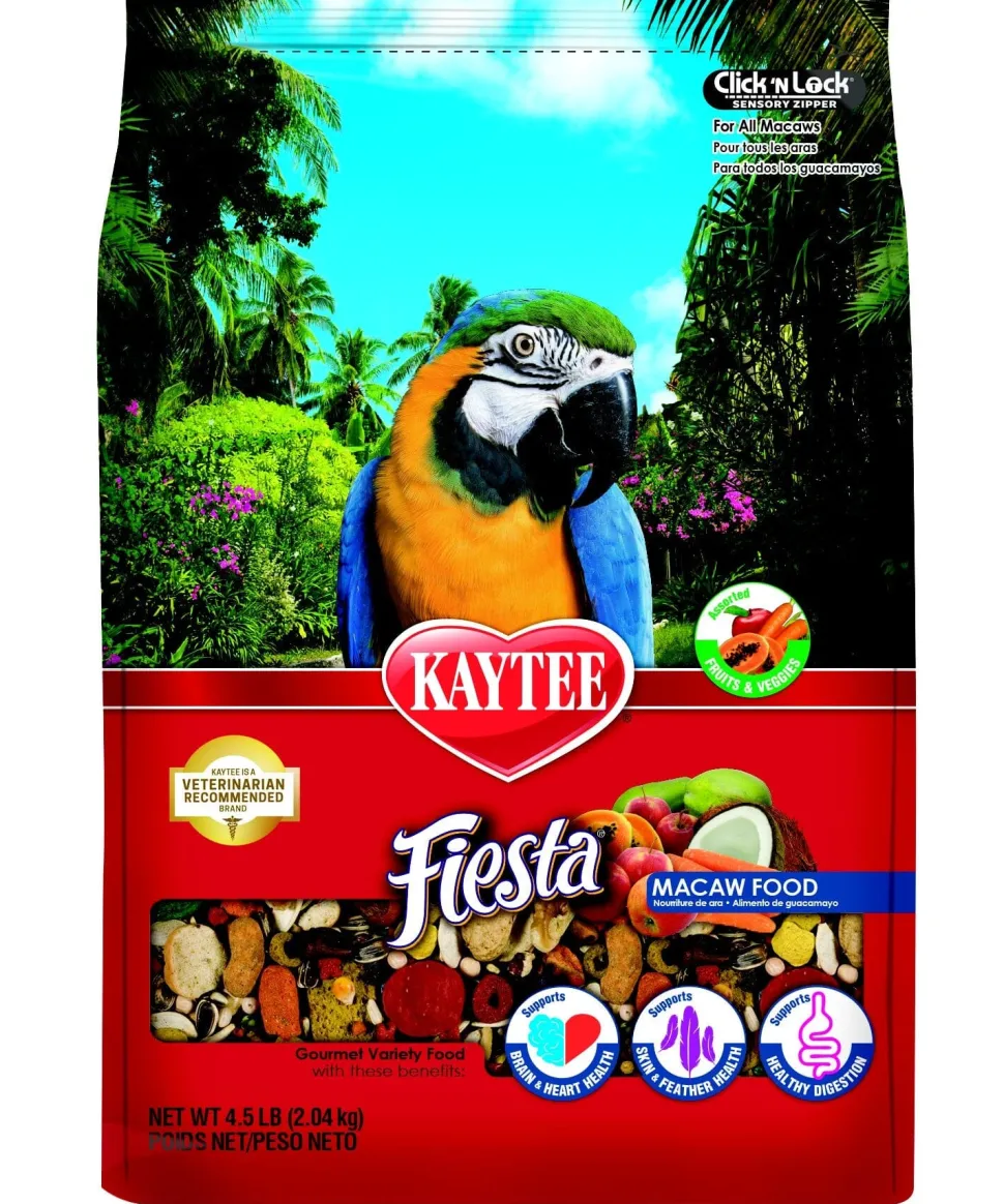 Kaytee Fiesta Macaw Bird Food - 4.5 lb