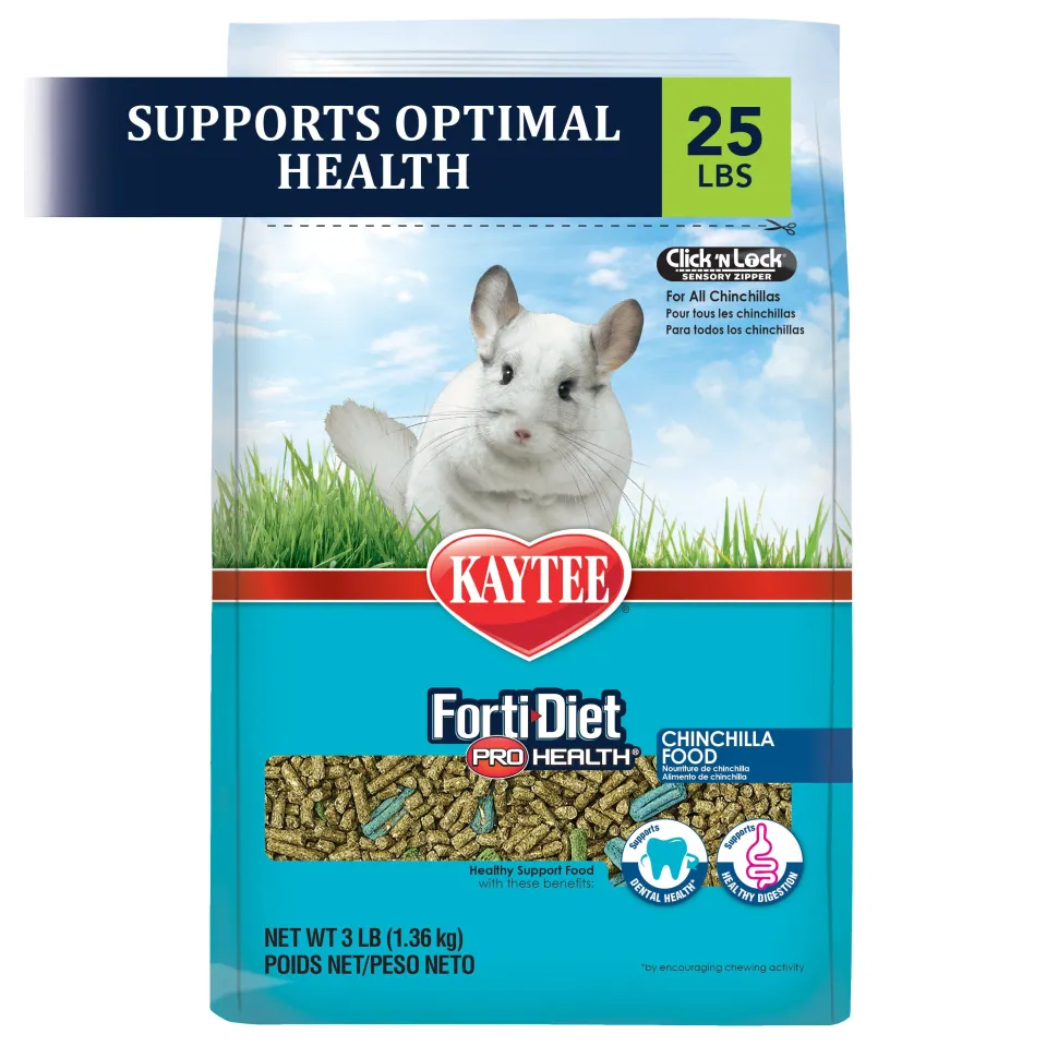 Kaytee Forti Diet Pro Health Chinchilla Food - 25 lb